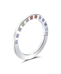 Beautiful CZ Stone Silver Ring NSR-4155